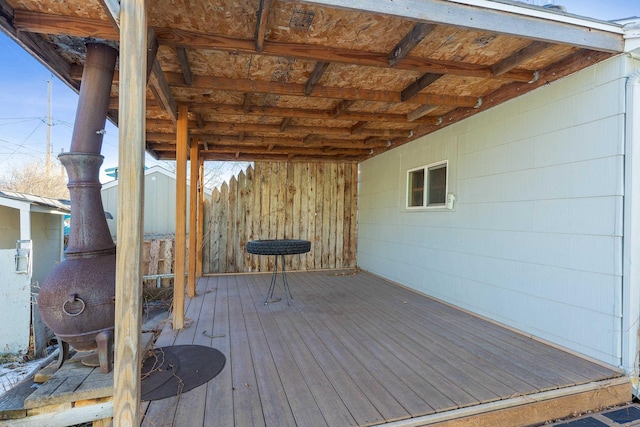 1002 Allen Ave, Rapid City, SD 57701 - view of wooden deck