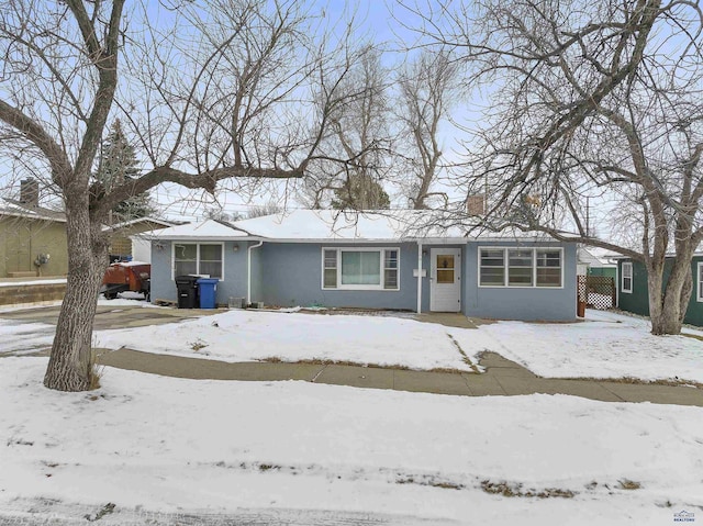 view of ranch-style home