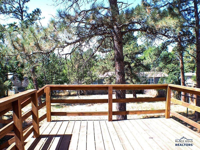 view of deck