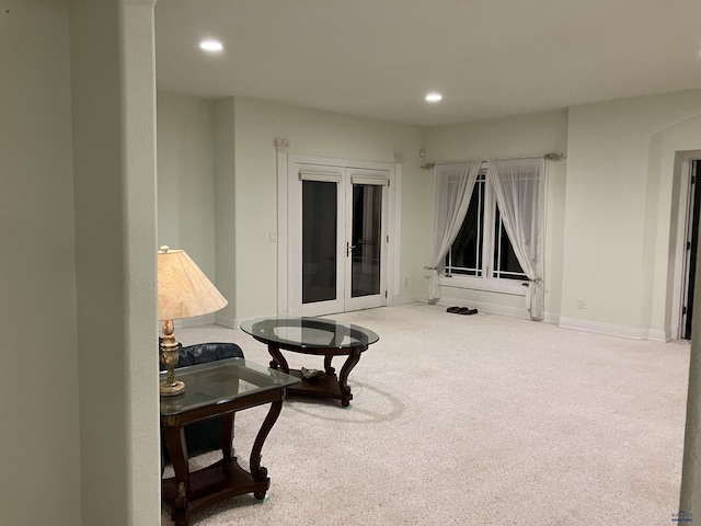 14390 Edgewood Pl, Piedmont, SD 57769 - living area featuring carpet floors, recessed lighting, and baseboards