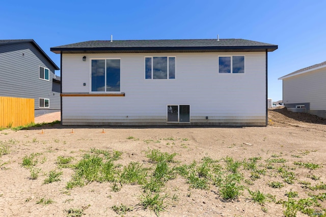 view of rear view of property