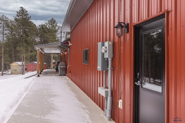 23232 Clear Creek Rd, Rapid City, SD 57702 - view of property exterior with a storage shed
