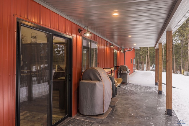 23232 Clear Creek Rd, Rapid City, SD 57702 - view of snow covered patio