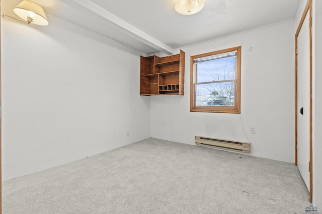 318 4th Ave, Wall, SD 57790 - carpeted empty room with a baseboard radiator