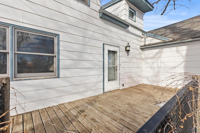 318 4th Ave, Wall, SD 57790 - view of wooden deck