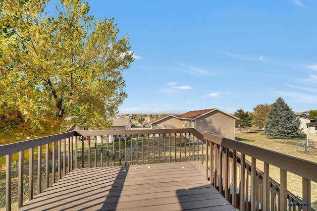 view of deck