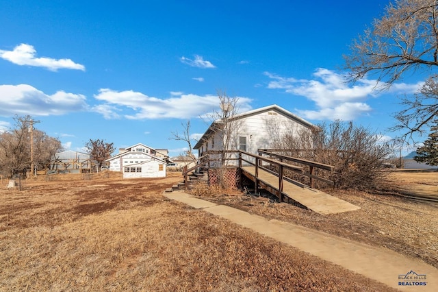 view of side of property