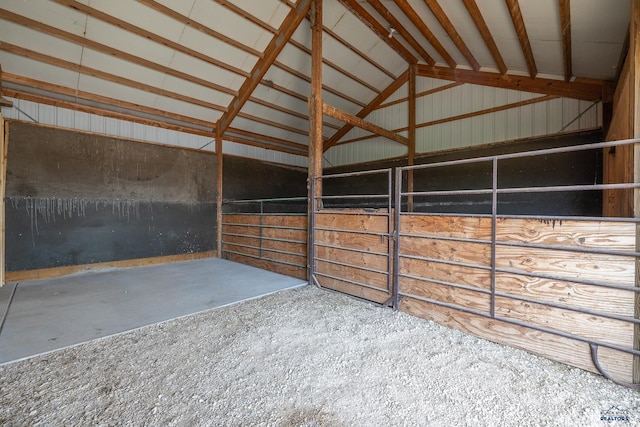 view of stable