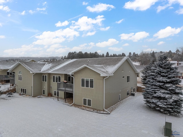 view of back of property