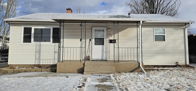 view of front of house