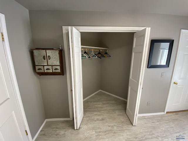 view of closet