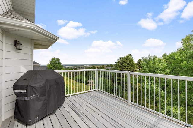 1021 Alta Vista Dr, Rapid City, SD 57701 - wooden deck with grilling area