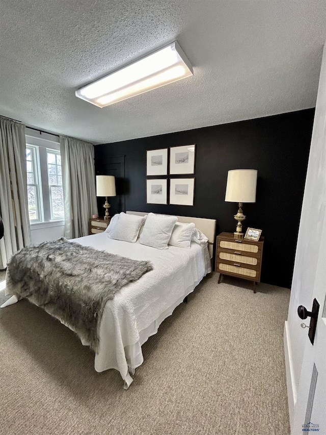 1016 W Blvd, Rapid City, SD 57701 - bedroom with carpet and a textured ceiling