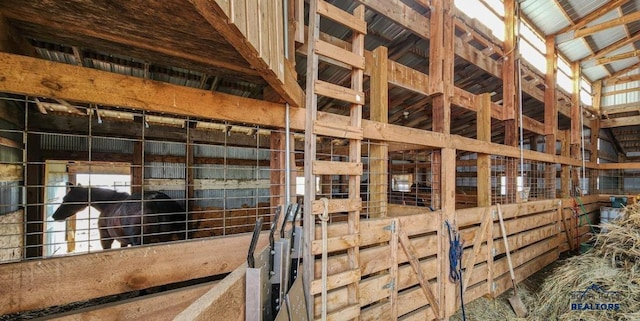 view of stable