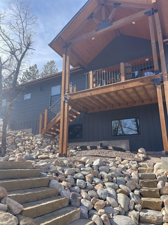 20216 Ponderosa Dr, Whitewood, SD 57793 - exterior space with stairway