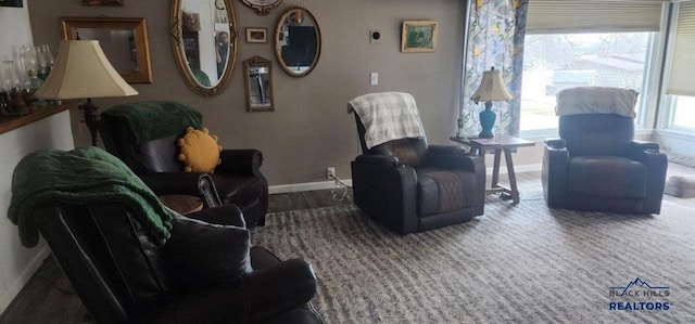 1001 E St, Edgemont, SD 57735 - living room with baseboards
