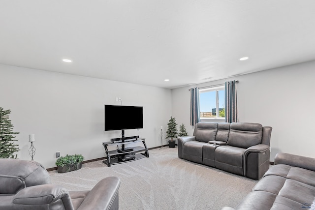 14113 Treasure Coach Rd, Piedmont, SD 57769 - carpeted living room featuring baseboards and recessed lighting