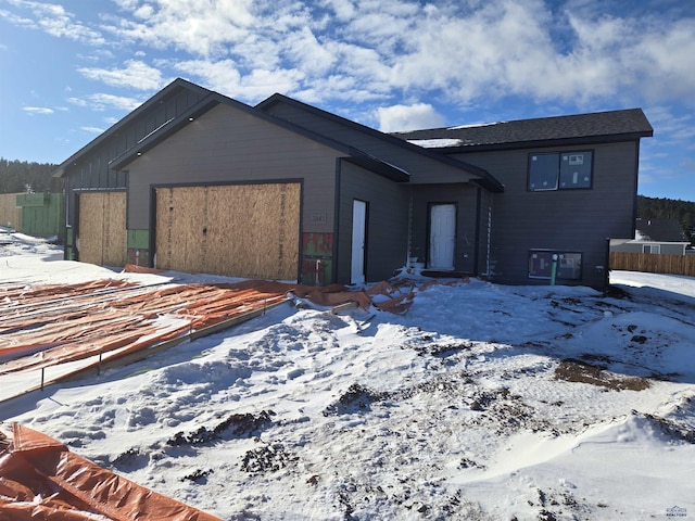 view of front of house featuring an attached garage