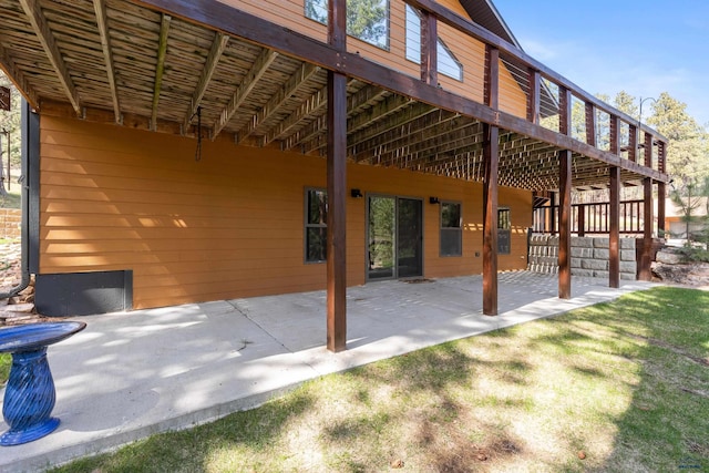 view of patio