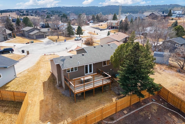 birds eye view of property featuring a residential view