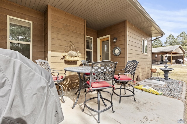 view of patio / terrace with outdoor dining space