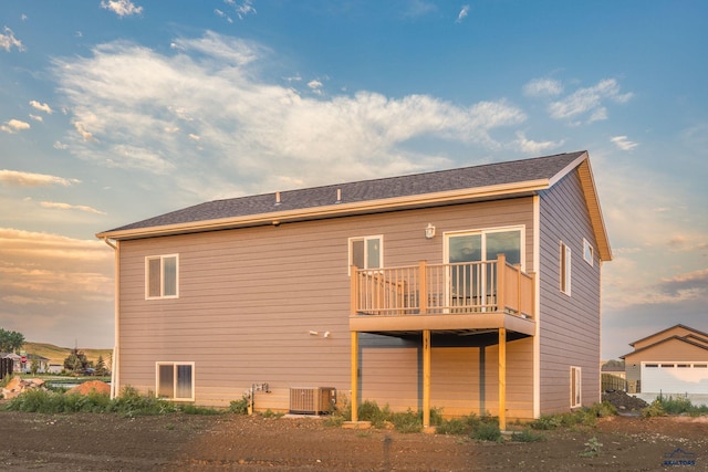 6748 Receda St, Rapid City, SD 57703 - back of property with central AC
