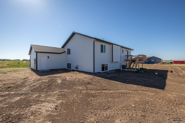 view of rear view of property