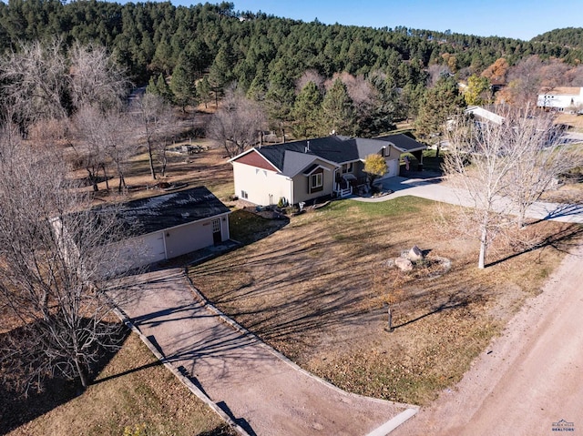 4329 Crooked Oaks Rd, Piedmont, SD 57769 - drone / aerial view with a view of trees