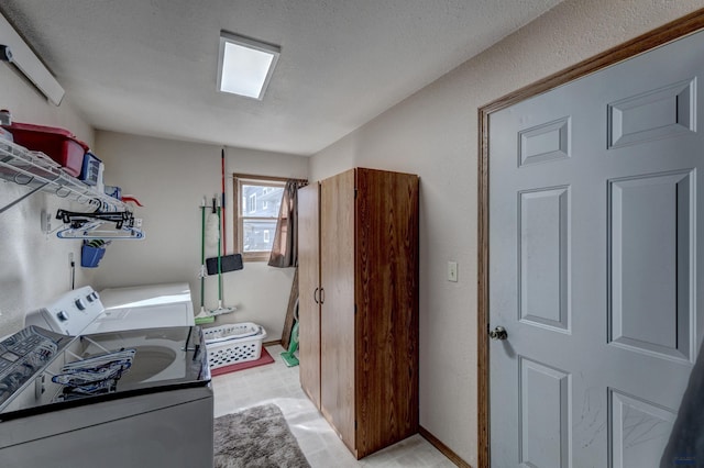 2204 Cruz Dr, Rapid City, SD 57702 - laundry area featuring light floors, independent washer and dryer, and laundry area