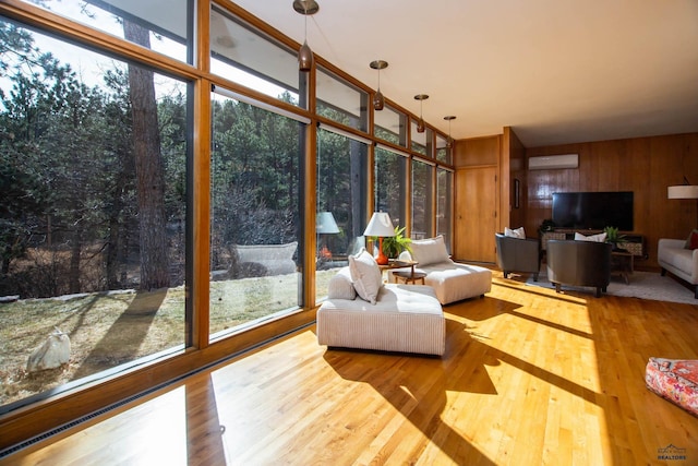 1515 Forest Dr, Rapid City, SD 57701 - sunroom with a wall mounted AC