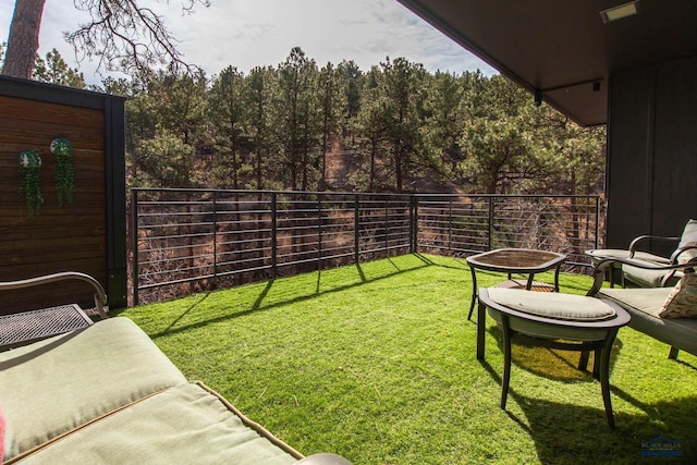 1515 Forest Dr, Rapid City, SD 57701 - view of yard featuring a fenced backyard