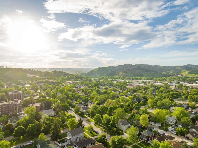 1000 W Blvd, Rapid City, SD 57701 - drone / aerial view with a residential view and a mountain view