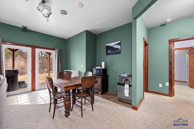 19329 US Highway 85, Belle Fourche, SD 57717 - dining space with baseboards and carpet floors