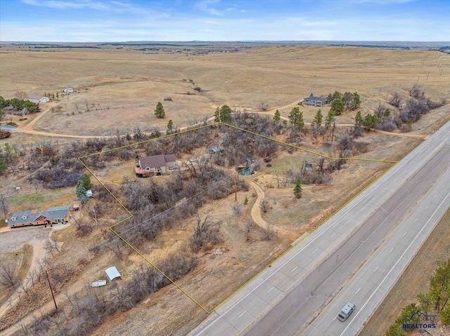 19329 US Highway 85, Belle Fourche, SD 57717 - drone / aerial view featuring a rural view