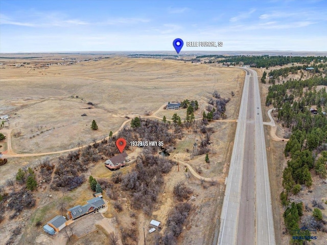 19329 US Highway 85, Belle Fourche, SD 57717 - drone / aerial view with a rural view