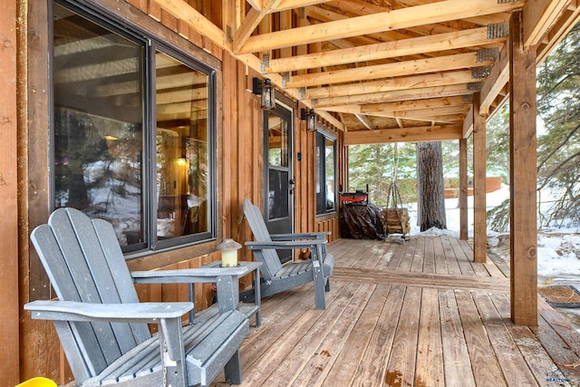 view of deck