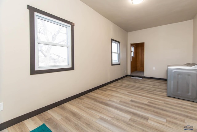 1920 Reservoir Rd, Rapid City, SD 57703 - empty room featuring baseboards and light wood finished floors