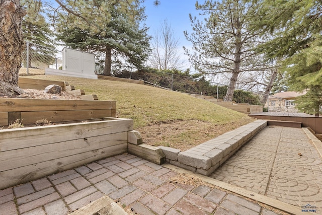 2506 Junction Dr, Rapid City, SD 57702 - view of yard featuring fence and a patio area