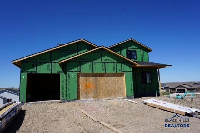 3042 Rombauer Dr, Rapid City, SD 57703 - view of front of home featuring dirt driveway
