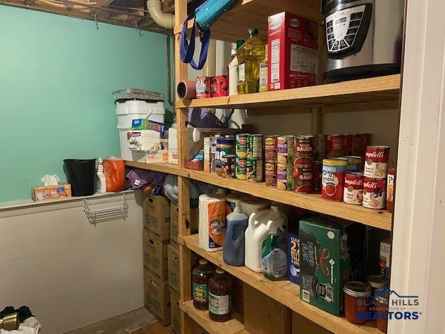 view of pantry
