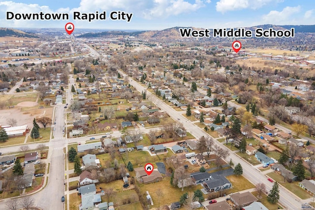 4024 W Main, Rapid City, SD 57702 - bird's eye view featuring a residential view