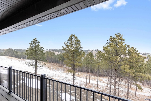 1230 Pinnacle Ct, Rapid City, SD 57701 - view of snow covered back of property