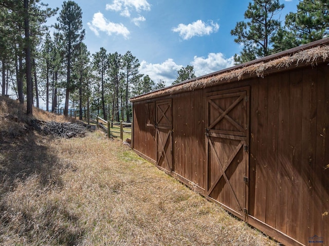 24354 Rushmore Ranch Rd, Keystone, SD 57751 - view of outbuilding with an outdoor structure and fence