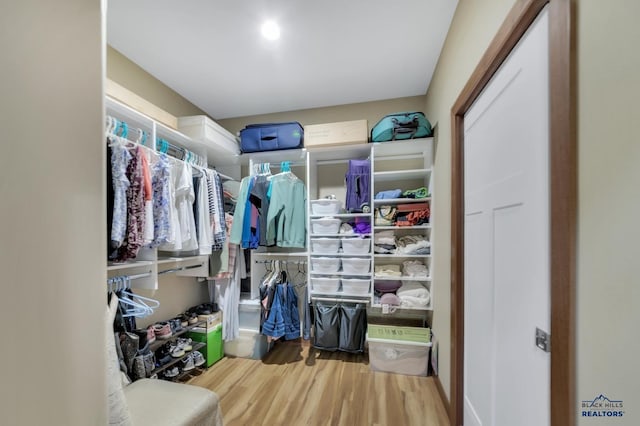 3129 Hazelnut Ln, Rapid City, SD 57703 - spacious closet featuring wood finished floors