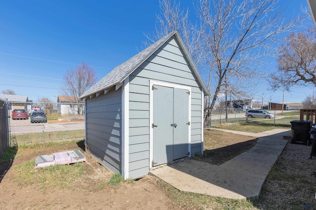 524 Mall Dr, Rapid City, SD 57701 - view of shed with fence