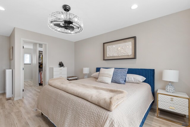 4403 Targhee Dr, Rapid City, SD 57702 - bedroom featuring baseboards, recessed lighting, and light wood-type flooring