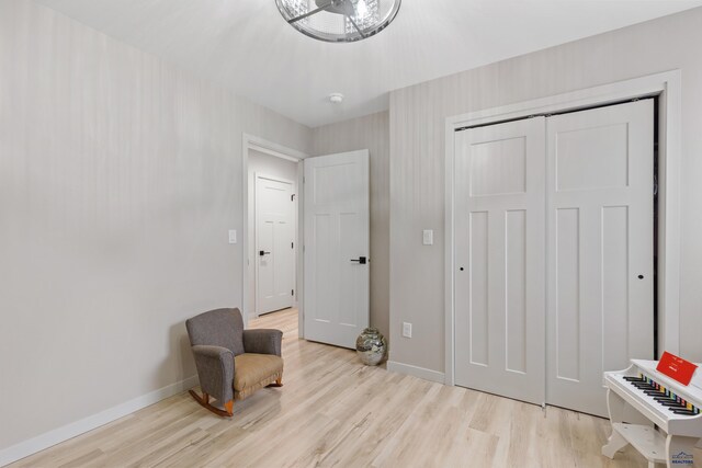 4403 Targhee Dr, Rapid City, SD 57702 - sitting room with baseboards and wood finished floors