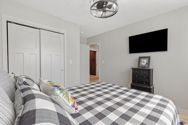 4403 Targhee Dr, Rapid City, SD 57702 - bedroom with baseboards and a closet