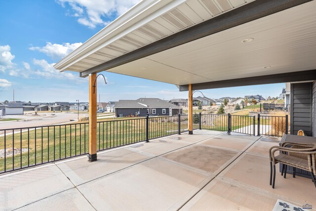 4403 Targhee Dr, Rapid City, SD 57702 - view of patio / terrace featuring a residential view