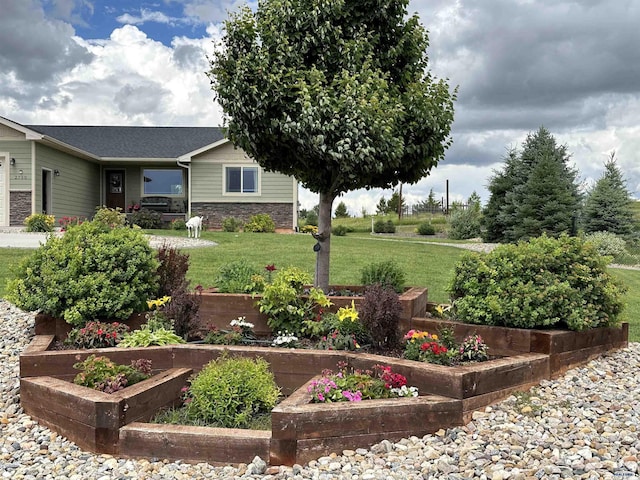 2750 Tumble Weed Trl, Spearfish, SD 57783 - view of yard featuring a vegetable garden